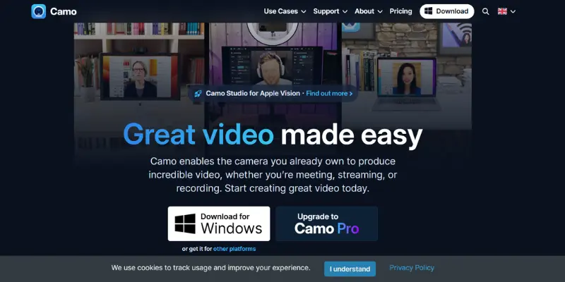 Camo App Enables Webcam Enhancement For Meetings, Streaming, And Recording