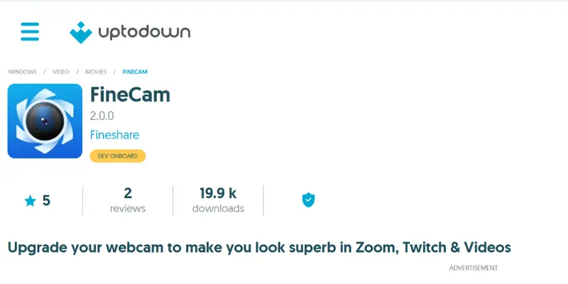 Finecam App To Upgrade Webcam For Zoom, Twitch, And Videos Download