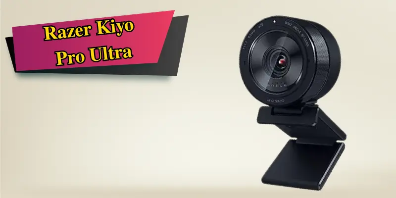 Razer Kiyo Pro Ultra Webcam With Advanced Lens For Professional Streaming And Video Capture.