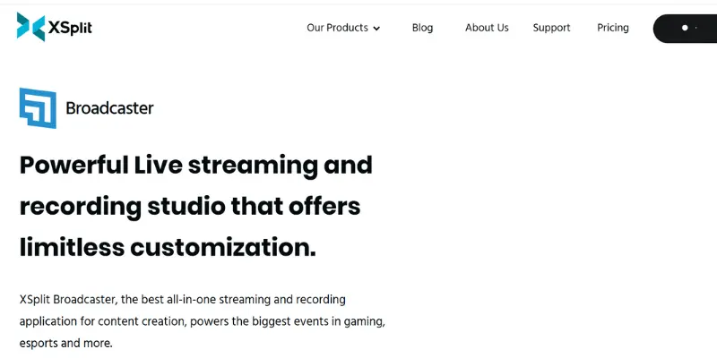Xsplit Broadcaster Powerful Live Streaming And Recording Studio With Unlimited Customization For Gaming And Esports.